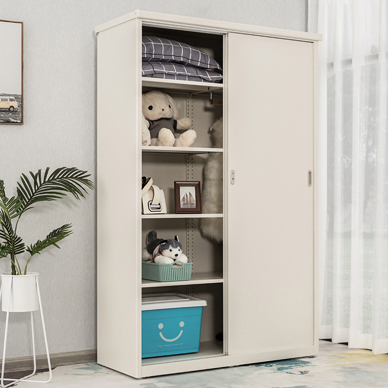 Fashion Small Sliding Door Cabinet Children's Bedroom Wardrobe