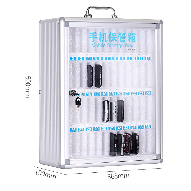 Multiple Cell Phone Charging Cabinet Narrow Steel Locker Compartment Boxes Phone Cabinet Mobile Phone Locker