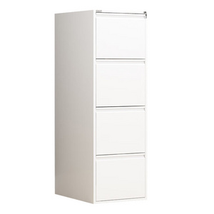 Card File Cabinet Metal Storage Office File Cabinet Wholesale Lockable 4 Drawers White Office Furniture Modern Filing Cabinet