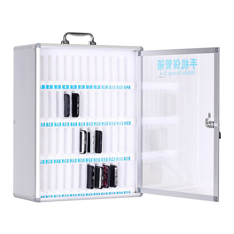 Multiple Cell Phone Charging Cabinet Narrow Steel Locker Compartment Boxes Phone Cabinet Mobile Phone Locker