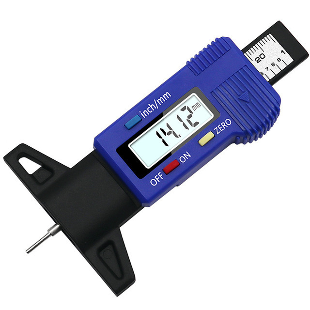 Digital Tyre Tire Tread Depth Gauge  Measurer Tool