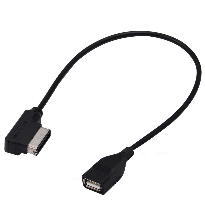 USB AUX Cable Music MDI MMI AMI to USB Female Interface Audio AUX Adapter Data Wire For AUDI  A6 TT For VW MK5