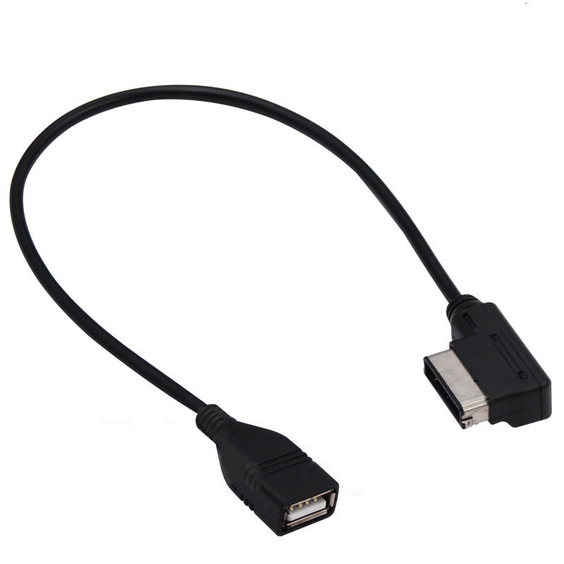 USB AUX Cable Music MDI MMI AMI to USB Female Interface Audio AUX Adapter Data Wire For AUDI  A6 TT For VW MK5