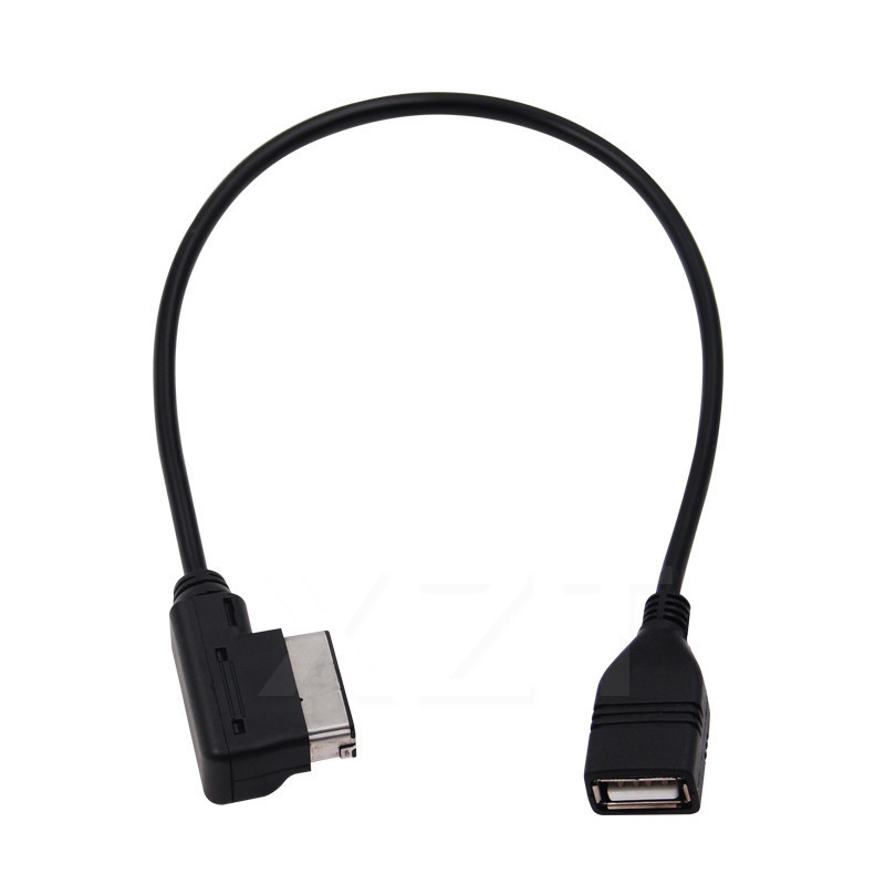 USB AUX Cable Music MDI MMI AMI to USB Female Interface Audio AUX Adapter Data Wire For AUDI  A6 TT For VW MK5