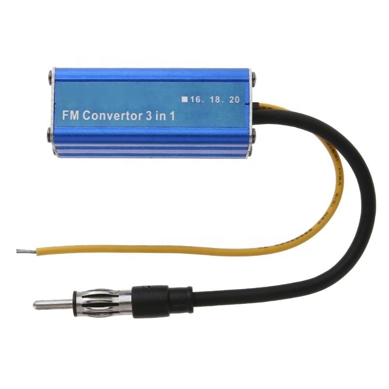 Universal 12V 3 in 1 Car Auto Stereo Antenna FM Radio Band Frequency Converter FM Band Expander Frequency Converter