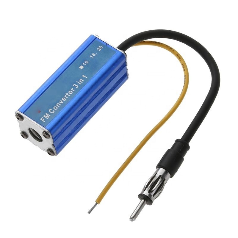 Universal 12V 3 in 1 Car Auto Stereo Antenna FM Radio Band Frequency Converter FM Band Expander Frequency Converter