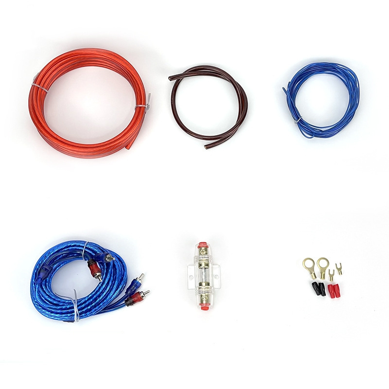 new arrival car audio amplifier wiring kits 10GA speaker cable for car subwoofer