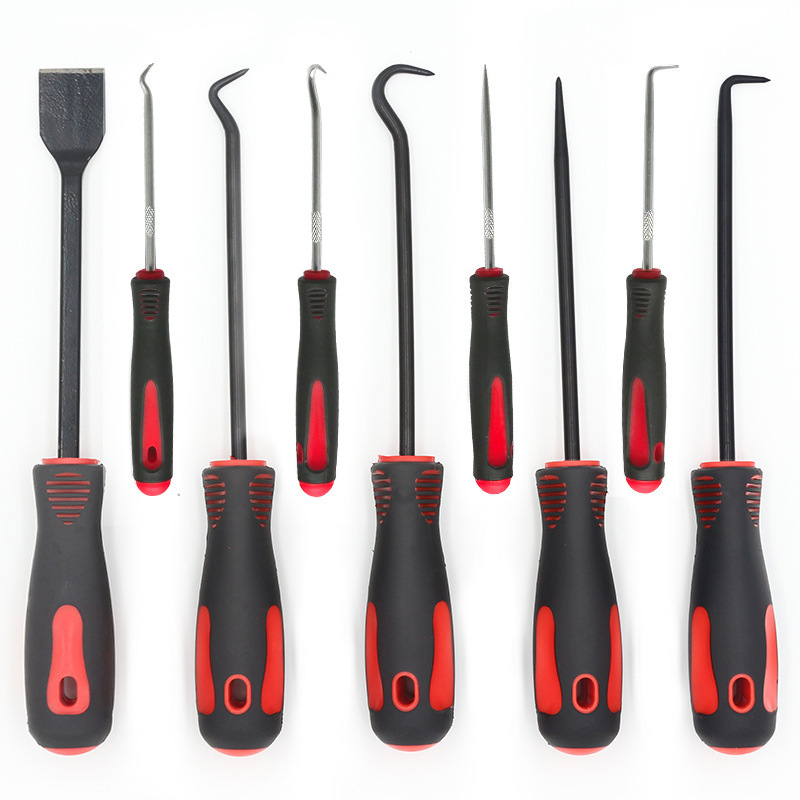 9Pcs Precision Pick Hook Set with Scraper, Automotive  Electronic Hand Tools  Oil Seal Hook Pick Set