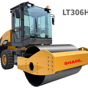 Earthwork Machinery Heavy Big Large Wheel Rubber Tire Vehicle Small Pneumatic Tyre Tyred 6T 8Ton Road Roller Price For Sale