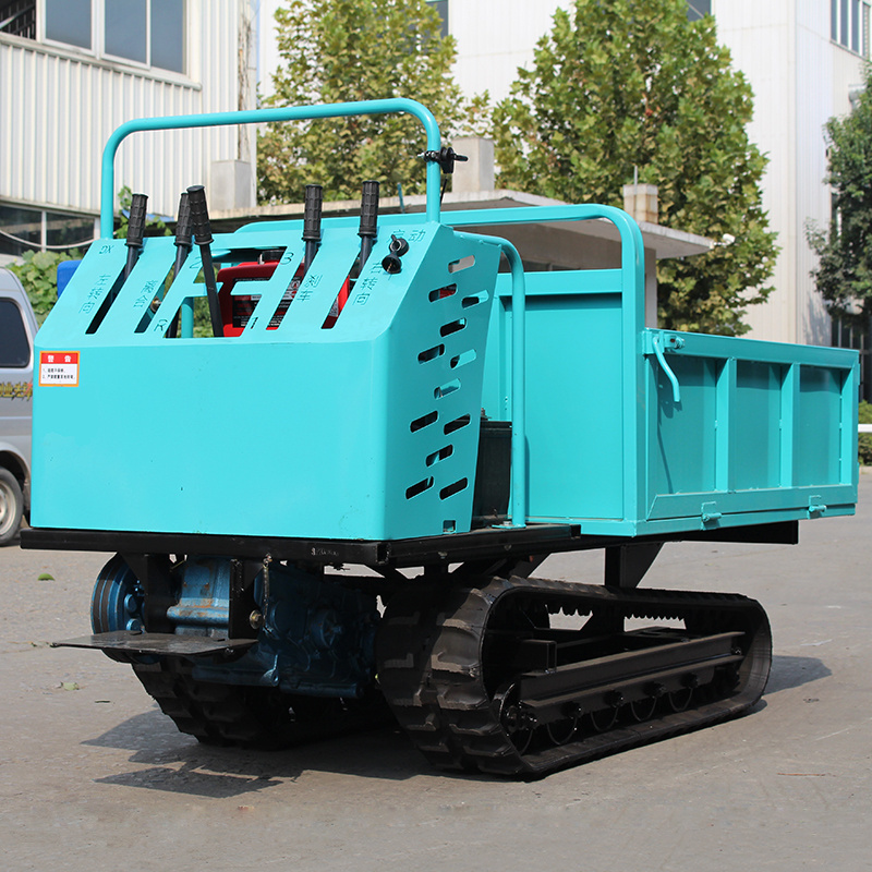 Mini Dumper Tracked Motor Wheelbarrow Track Site Dumper For Farm Work Mini Crawler Dumper Truck