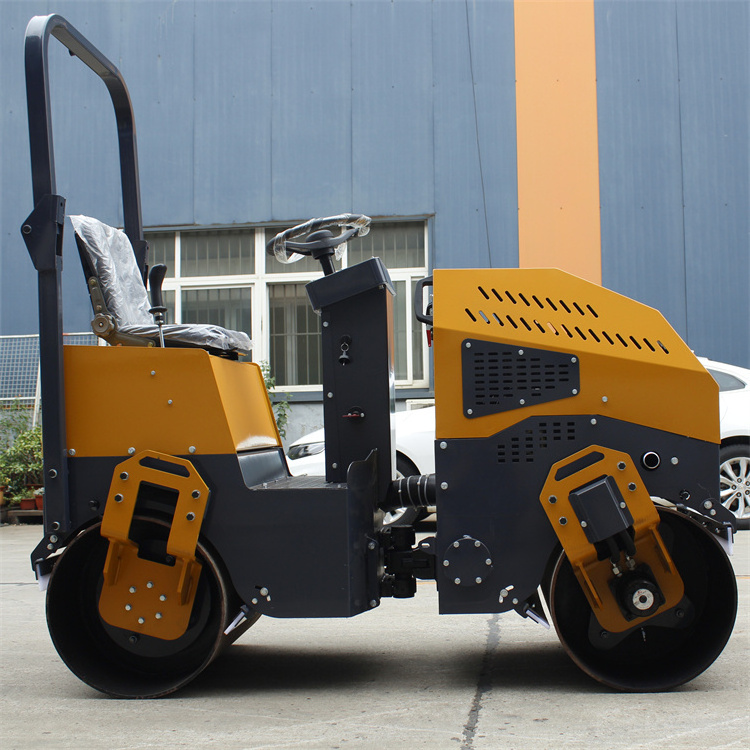 YZD1.3 hydraulic roller 1 ton double steel wheel vibration asphalt compacts small road construction roller