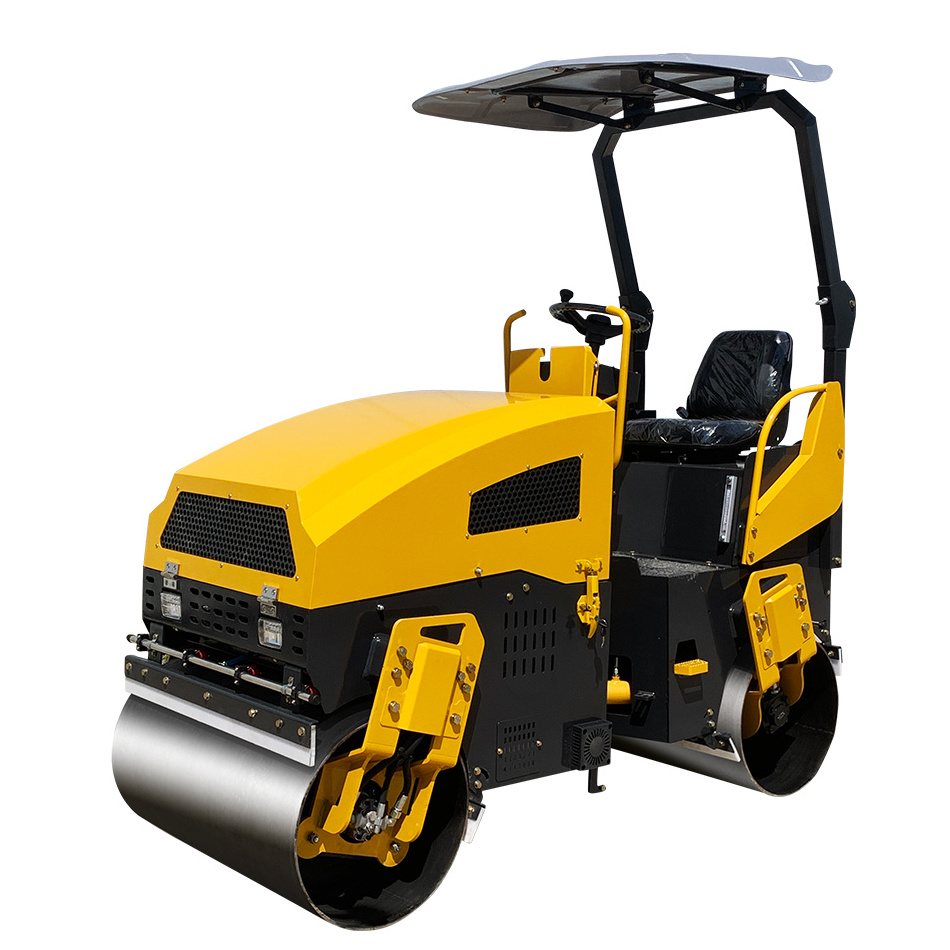 Popular Cheap Price Mini Roller Compactor Mini Compactador De Rodillos 2 Ton Road Roller For Sale