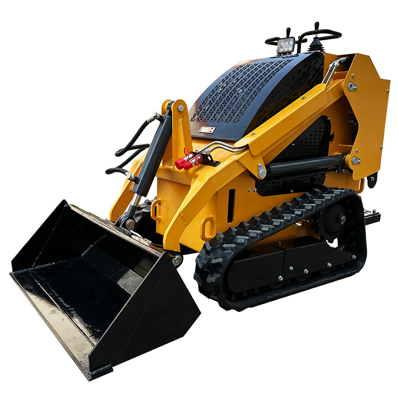 CHINA Shanling BRAND NEW TRACKED MINI SKID STEER LOADER WITH HYDRAULIC SNOW BLOWER ATTACHMENT