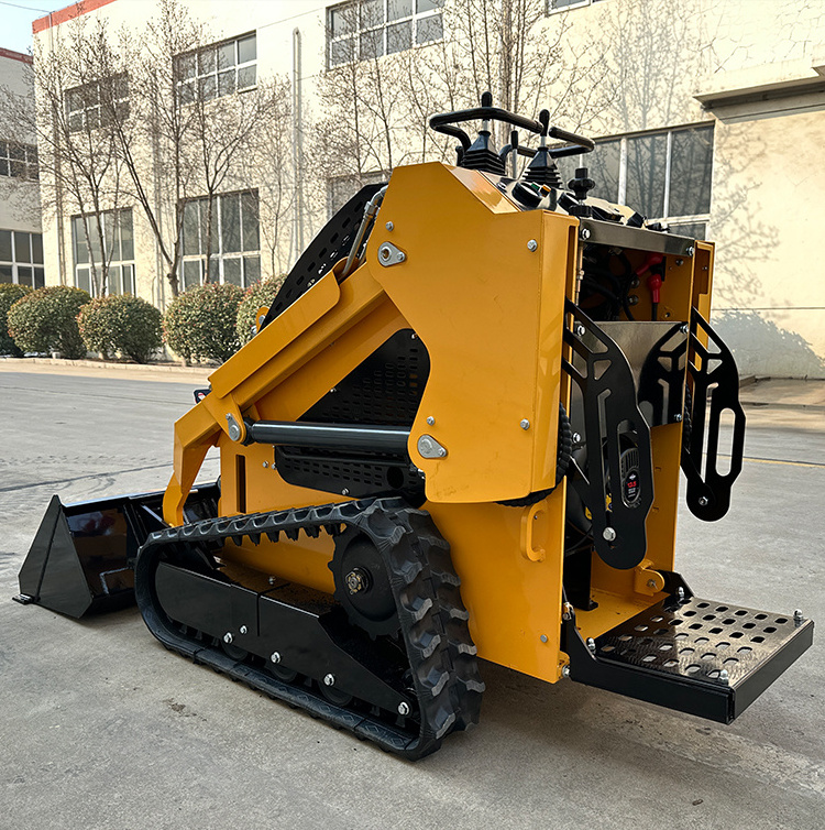 CHINA Shanling BRAND NEW TRACKED MINI SKID STEER LOADER WITH HYDRAULIC SNOW BLOWER ATTACHMENT