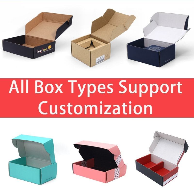 Custom Custom gift box Carton packaging Tear Strip Printed self sealing Mailer Shipping Gift Box With Logo