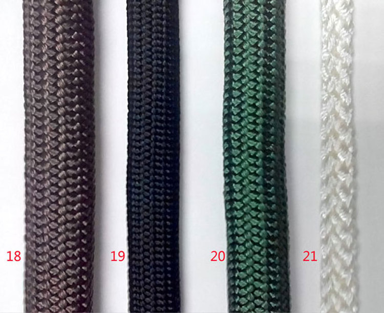 Heavy Duty Double Braided Strong Polyester Nylon Rope Flat Hollow garments shoes Braided Rope Cord