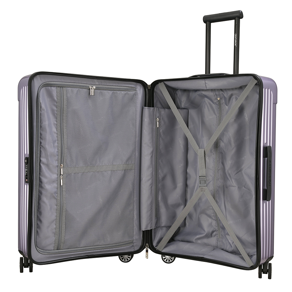 Zipper Style Easy Labor Saving Business Spinner Trolley Carry On Travel Cabin Luggage Suitcase