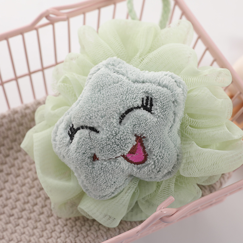 Cartoon Kids Loofah Mesh Bath Ball Children Flower Loofah Rubbing Bath Towel Bubble Net Shower Flower Wholesale