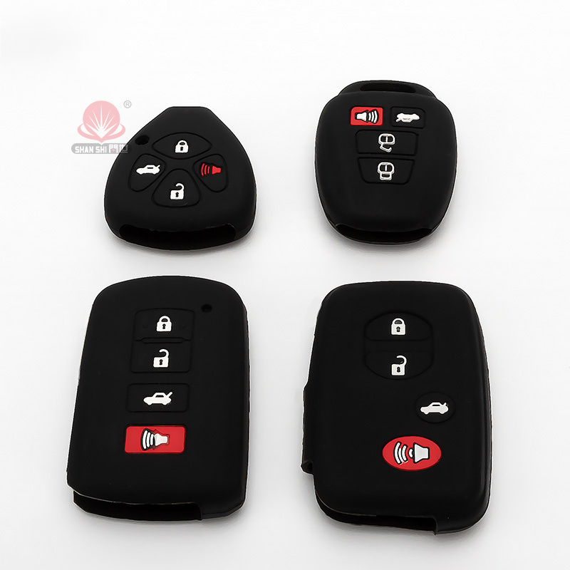 Chinese Manufacturer Key Protective Cover Toyota Car Model Silicone Key Cover