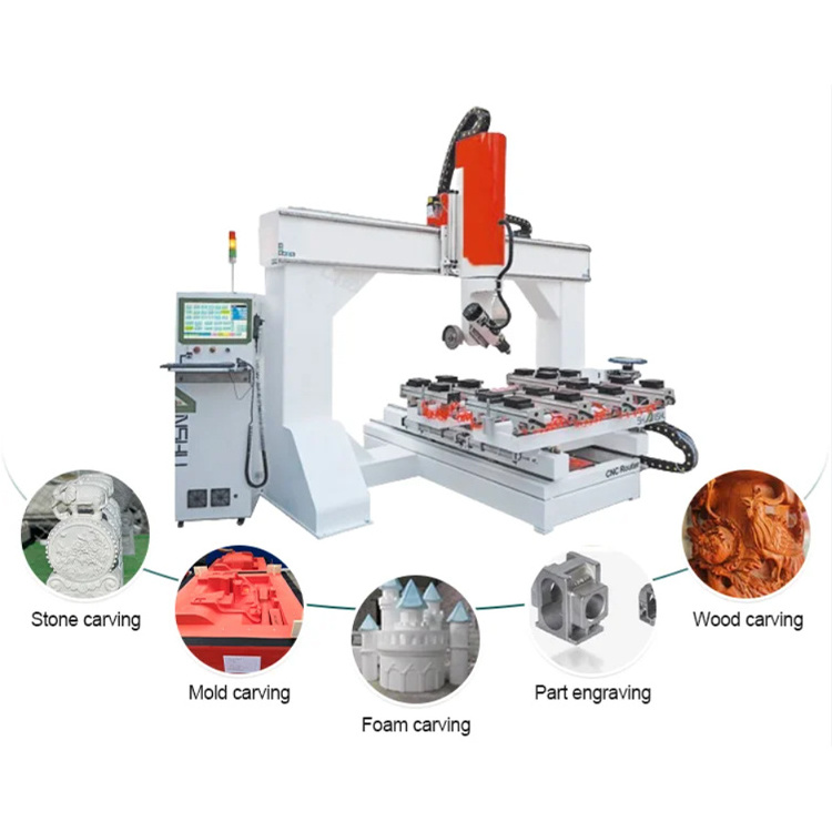 Carving machine woodworking 3d stone and wood carving machine cnc stone engraver machine for jewelry