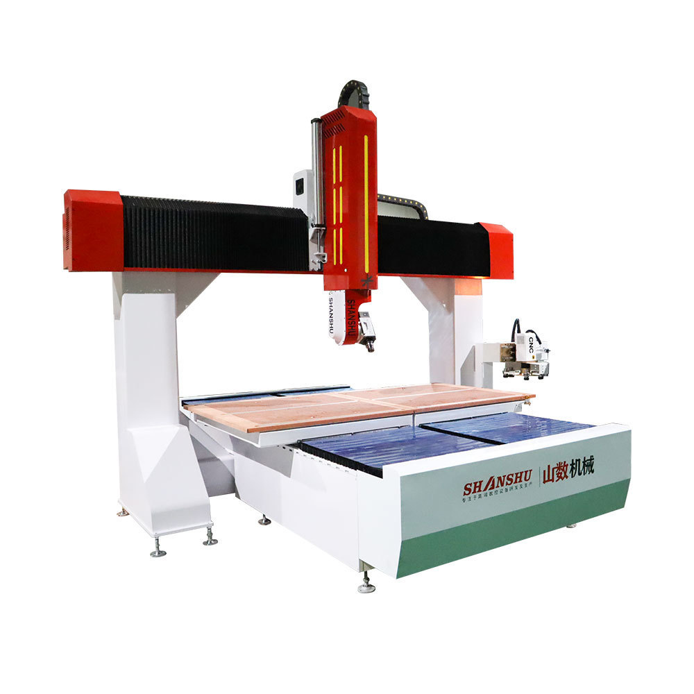 5 Axis Cnc Milling Machine Cnc Router Machine With 12kw Spindle For Wood Stones Metal And Foam