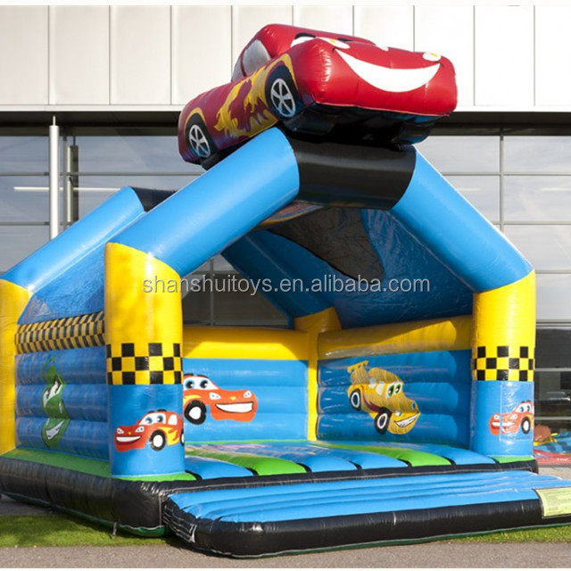 Kids Jumping Bed, car model Inflatable Mini bouncer, Inflatable Bounce For Family