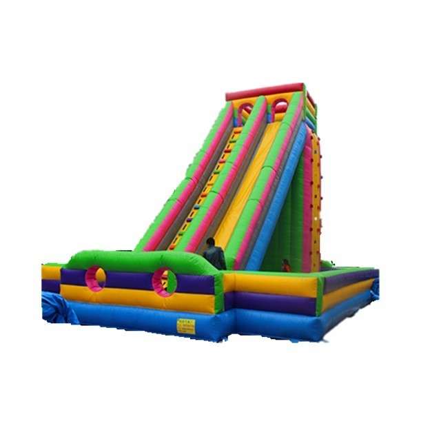 Popular amusement park inflatable slide the city giant playground inflatable adults slides for sale