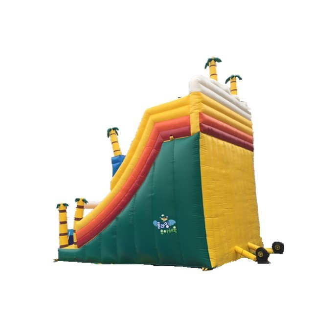 Top Quality inflatable slip and slide outdoor kids bounce house inflatable slide giant amusement park castle for sale