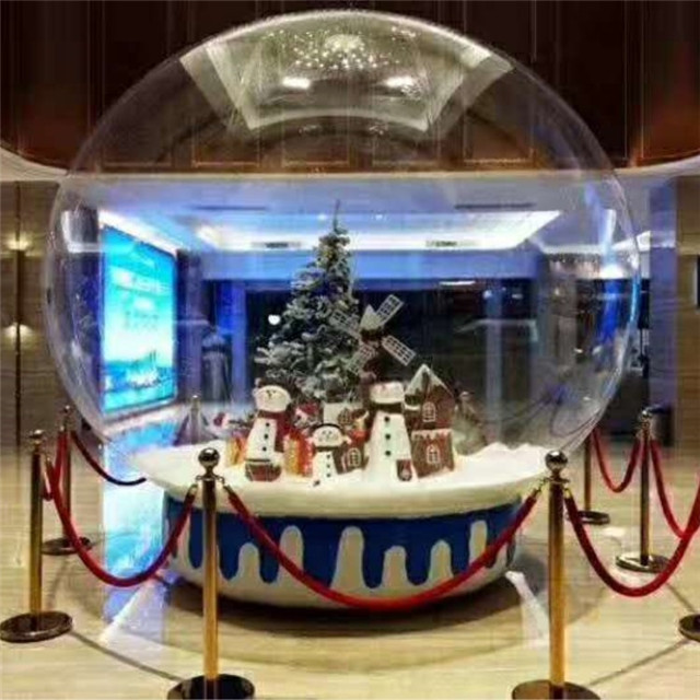 Customized inflatable Christmas Snowball for Events, Popular Inflatable Snow Globes Ball for Display