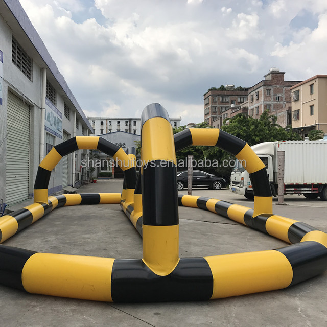 outdoor Adults inflatable toys inflatable go kart track used for sports games