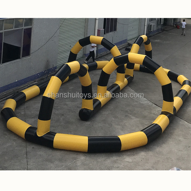 outdoor Adults inflatable toys inflatable go kart track used for sports games