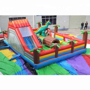 Hot sale Outdoor commercial inflatable amusement park /kids jumping castle/inflatable fun city for kids