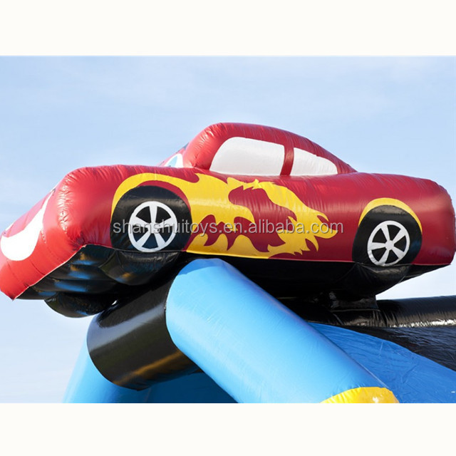 Kids Jumping Bed, car model Inflatable Mini bouncer, Inflatable Bounce For Family