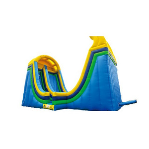 Popular amusement park inflatable slide the city giant playground inflatable adults slides for sale