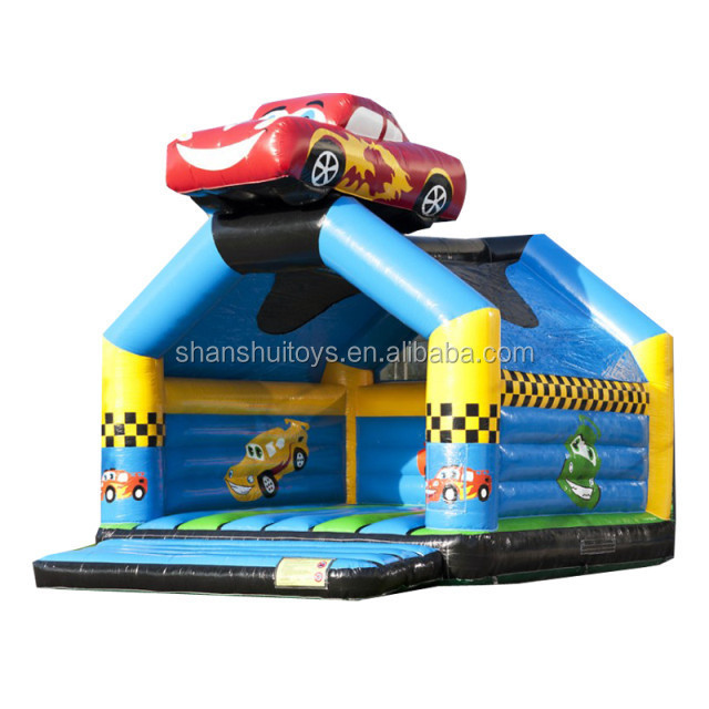 Kids Jumping Bed, car model Inflatable Mini bouncer, Inflatable Bounce For Family