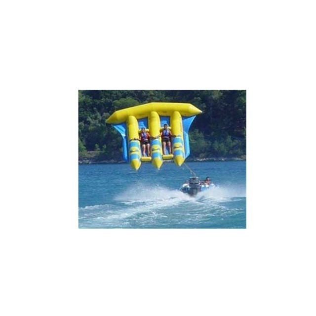 Adults giant inflatable fly fish water ski tubes towable banana boat, inflatable water toys for sale