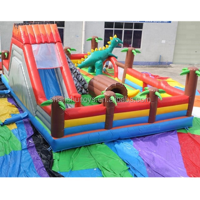 Hot sale Outdoor commercial inflatable amusement park /kids jumping castle/inflatable fun city for kids