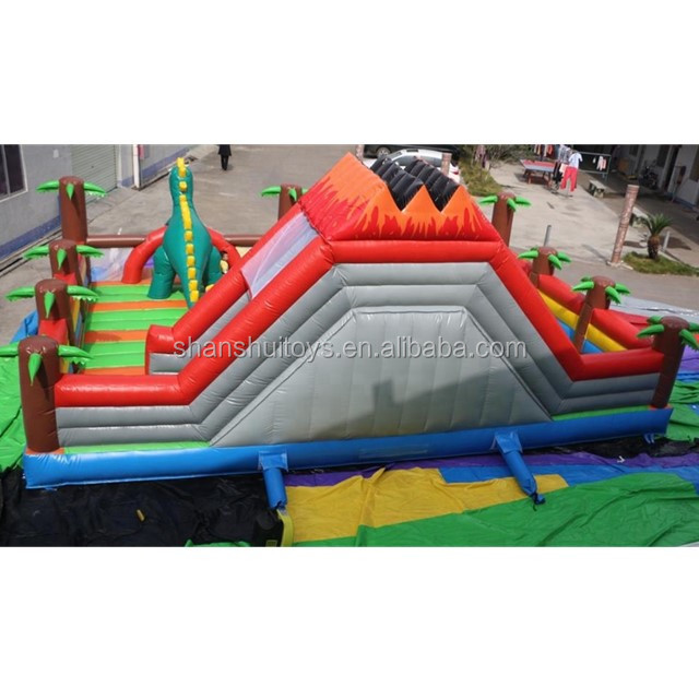 Hot sale Outdoor commercial inflatable amusement park /kids jumping castle/inflatable fun city for kids