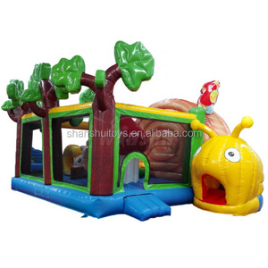 Giant Amusement park bouncy castle inflatable bouncer kids jumping castle, Moon walks for sale