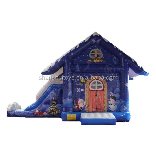 High quality commercial big bouncy castle with cartoon printing inflatable bouncer slide customize wholesale