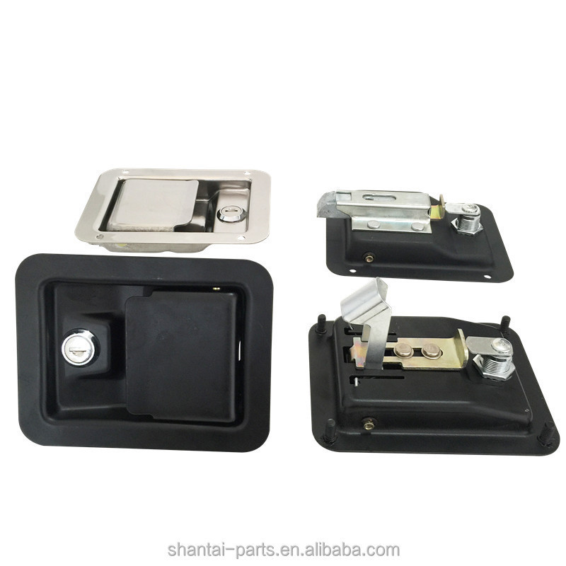 High quality Generator canopy  handle lock with black coated