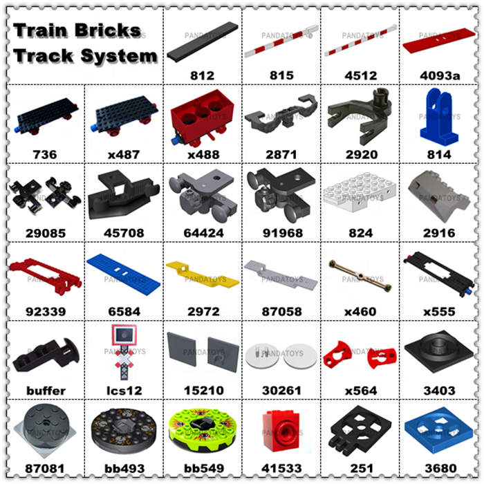 New smart Kids toys educational train crossing track building block Building City rail crossing track magical DIY toy (NO.32087)