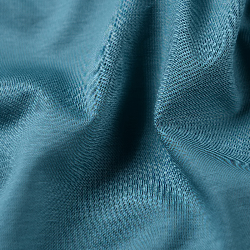 100% mercerized cotton single jersey fabric 150 gsm 170 cm width in stock cotton fabric for T-shirt