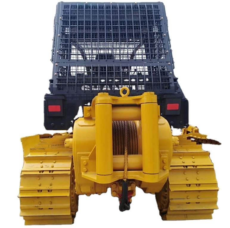 Shantui forest machine lumbering bulldozer SD22F with winch for Africa market