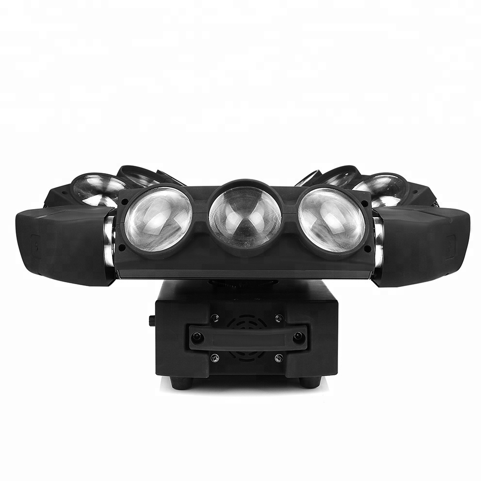 Baisun brand Triangle Spider Light 10W 9pcs RGBW DJ Disco Equipment LED Moving Head Light