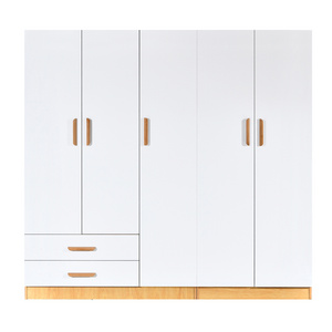 Factory Direct Sale Large Storage Bedroom Furniture Chest Drawers White Wood Bedroom Wardrobes with Drawers