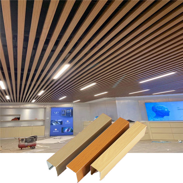 Hot Selling! C-Shaped Aluminum Decorative Metal Linear Ceiling/strip ceiling