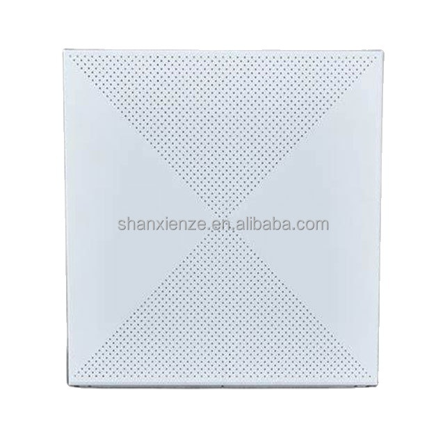 Factory Price Clip-in Aluminum Ceiling Tiles 600x600 Acoustic Aluminum Plafond decor Metal panel Ceilings for Office