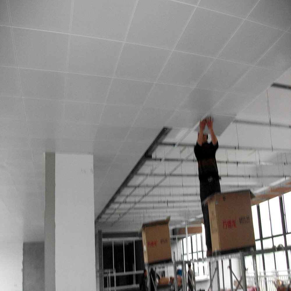 2'x2' 2'x4' White Color Square Aluminum False Baffle Ceiling Tiles For Interior Drop Ceiling