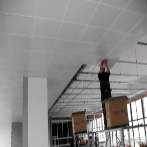 2'x2' 2'x4' White Color Square Aluminum False Baffle Ceiling Tiles For Interior Drop Ceiling